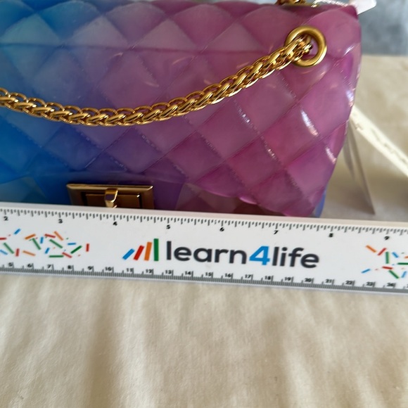 LE MIEL PVC JELLY PURSE QUILT EMBOSSED - Picture 7 of 8